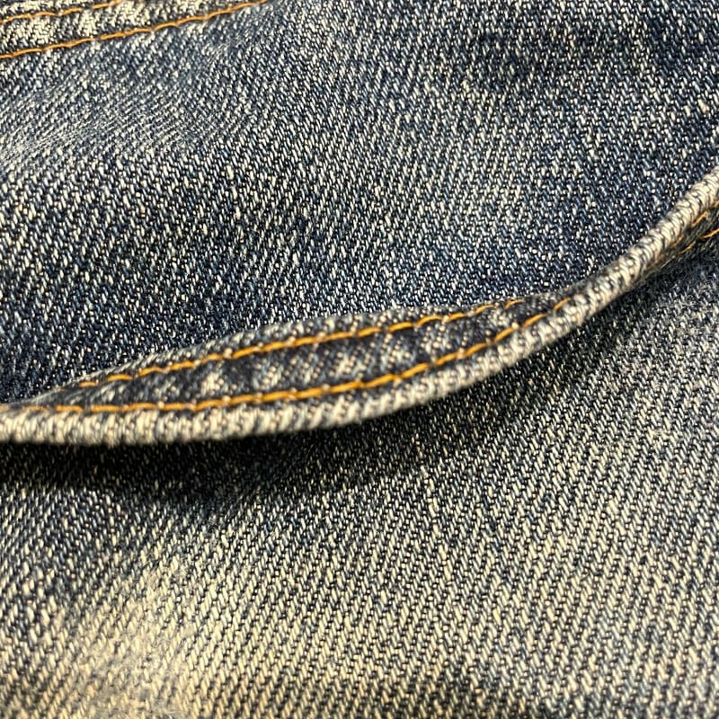 Levi's 501 66前期 カットオフデニム バックポケット裏シングル ボタン