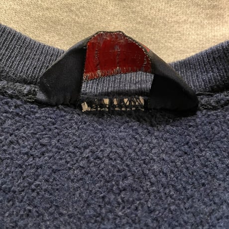 80s　Champion × LAND‘S END　Reverse Weave　リバースウィーブ　ネイビー　USA製　目無し　チャンピオン　ランズエンド　ダブルネーム　(S2733)