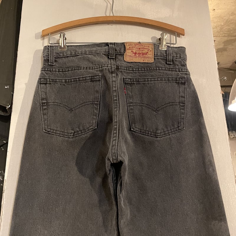 80s Levi's 505 0253 後染め ブラックデニム パンツ 30×30½ USA製...