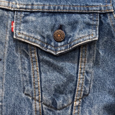 80s　Levi’s 71506-0214　デニムジャケット　USA製　42 LONG　リーバイス　(S5307)