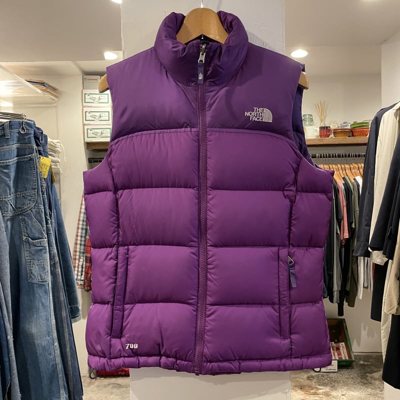 THE NORTH FACE ヌプシ ダウンベスト 90s パープル ノースフェイス (...