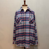 80s　BIG MAC　L/S ネルシャツ　USA製　Size XL　ビッグマック　コットンシャツ　(S5189)