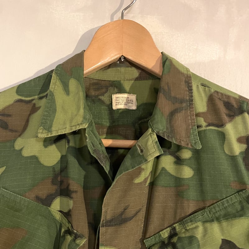 60s US ARMY Jungle Fatigue Jacket リップストップ グリーンリ