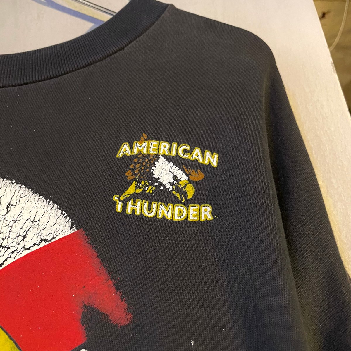 90s~ AMERICAN THUNDER S/S Tシャツ ビッグサイズ アメリカンサンダー