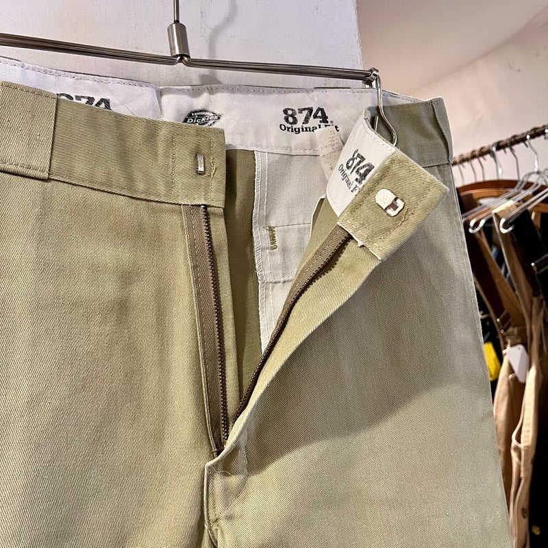 Dickies874 ワークパンツ ディッキーズ ベージュ W34×L32 (S3266) |
