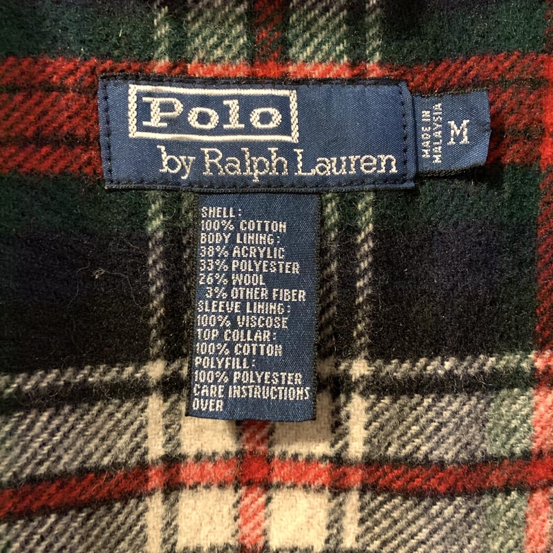 POLO by Ralph Lauren カバーオール 襟コーデュロイ チェック柄