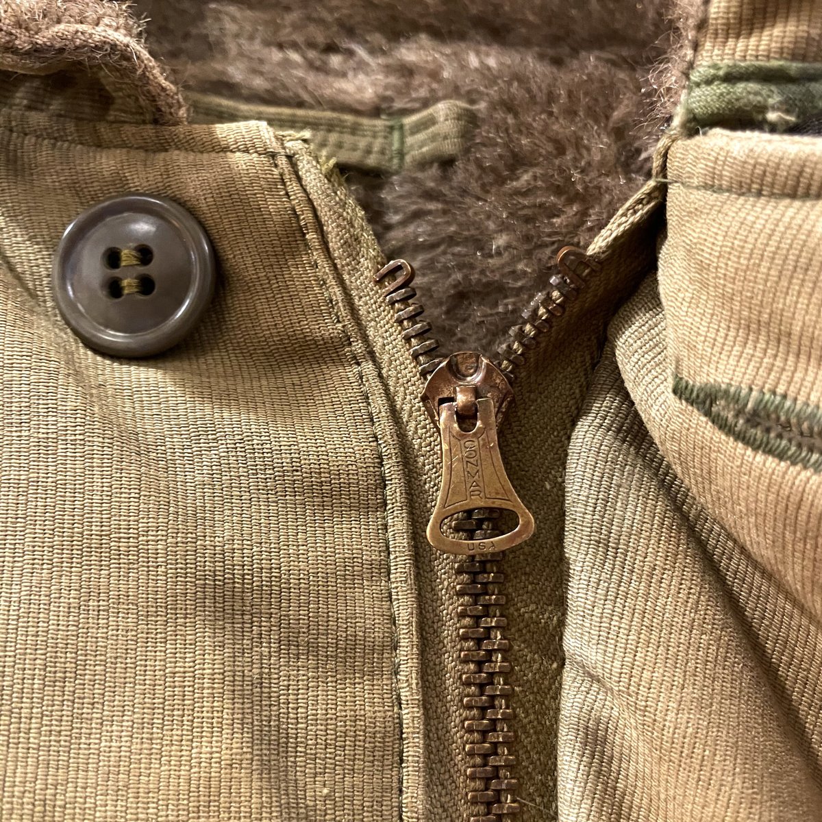 US NAVY 40s N-1 DECK JACKET CONMARジップ コの字留 デッキジ...