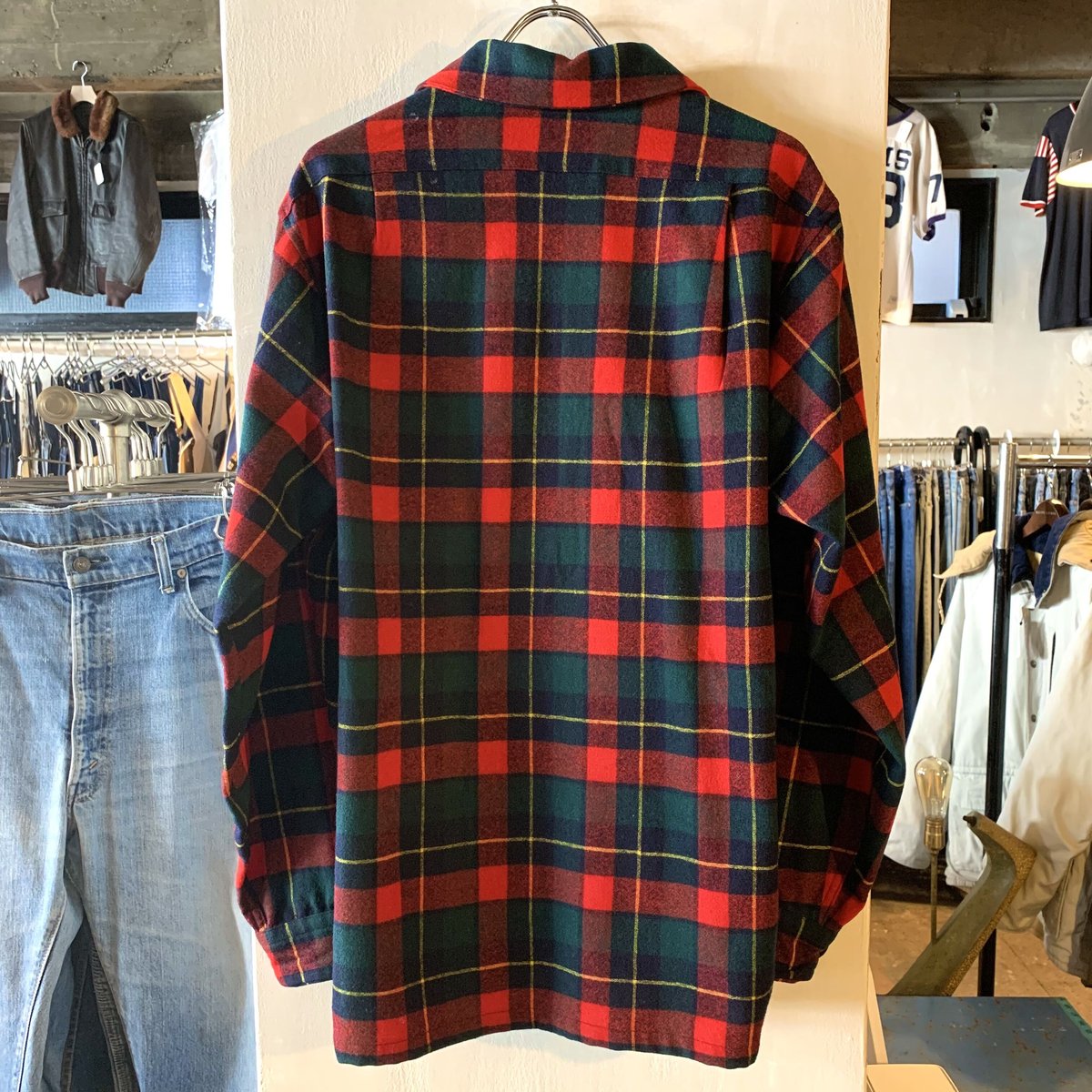 70s PENDLETON Vintage Wool Shirt ウールシャツ USA製 オー 70s PENDLETON Vintage Wool Shirt ウールシャツ USA製 オー