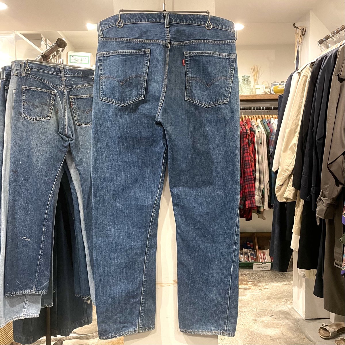 Levi's 505 66モデル バックポケット裏シングルステッチ TALON42 Levi's 505 66モデル バックポケット裏シングルステッチ TALON42