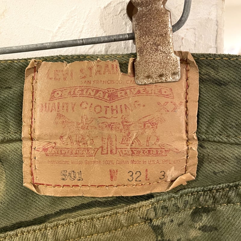 Levi's 501 90年代 リーバイス501 後染め 迷彩柄 USA製 1998年 (S0