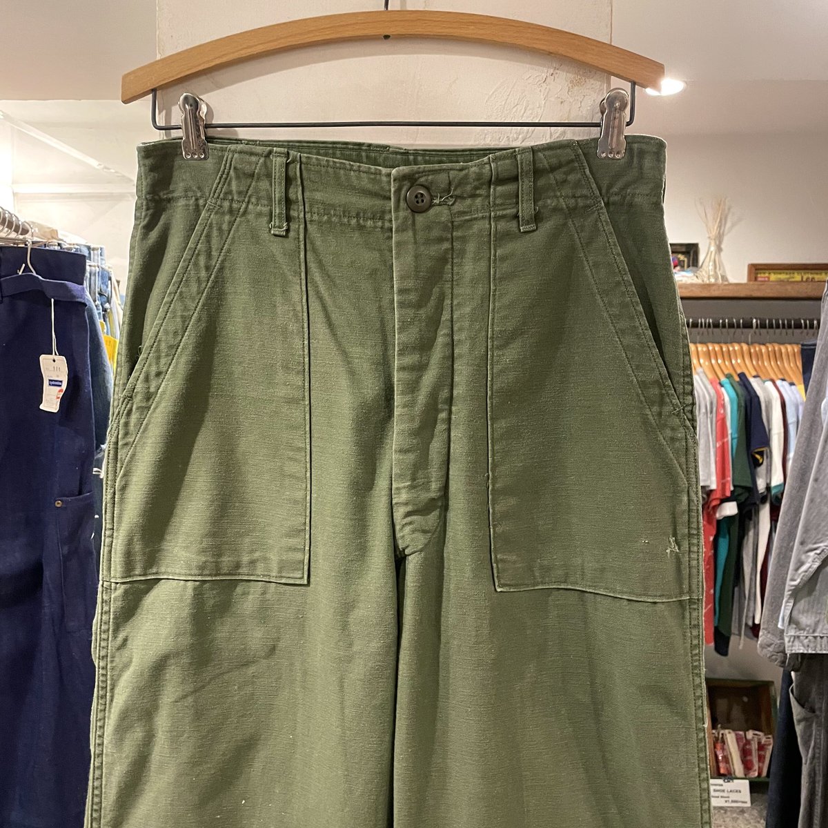 70s 米軍実物 ベイカーパンツ ② OG-107 W36 L31 70s US ARMY ベイカーパンツ 70年代 OG107 ミリタリーパンツ 軍