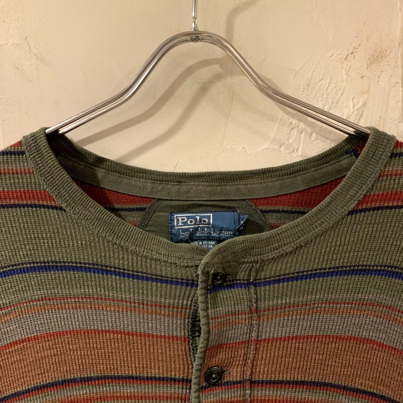POLO by Ralph Lauren L/SヘンリーネックサーマルT ラルフローレン ネイ