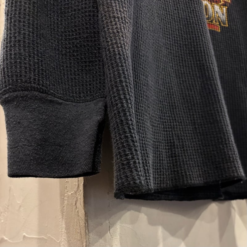 80s 3D EMBLEM HARLEY-DAVIDSON L/S サーマル USA製 ハーレ