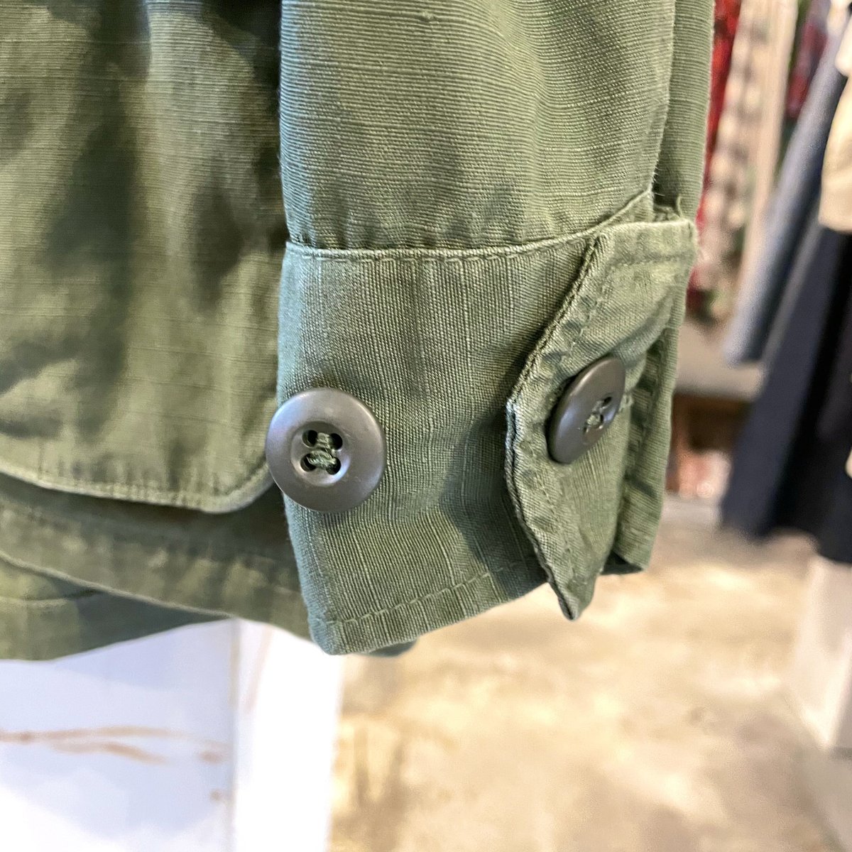 US ARMY ジャングルファティーグジャケット 4th リップストップ US ARMY ジャングルファティーグジャケット 4th リップストップ
