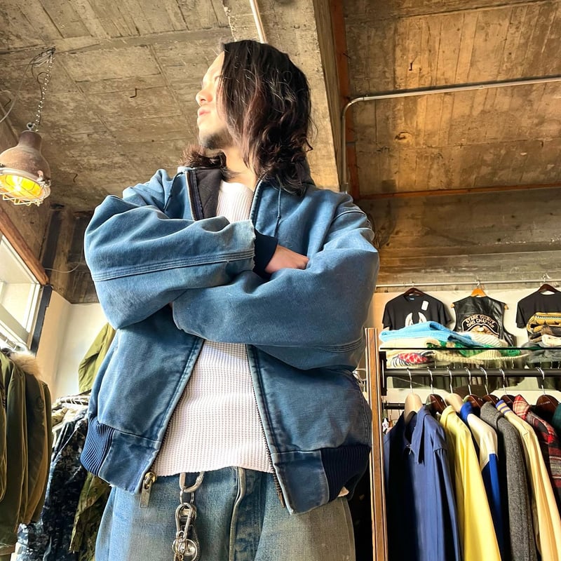 80s Carhartt アクティブジャケット ダック地 雰囲気系 80s Carhartt アクティブジャケット ダック地 雰囲気系