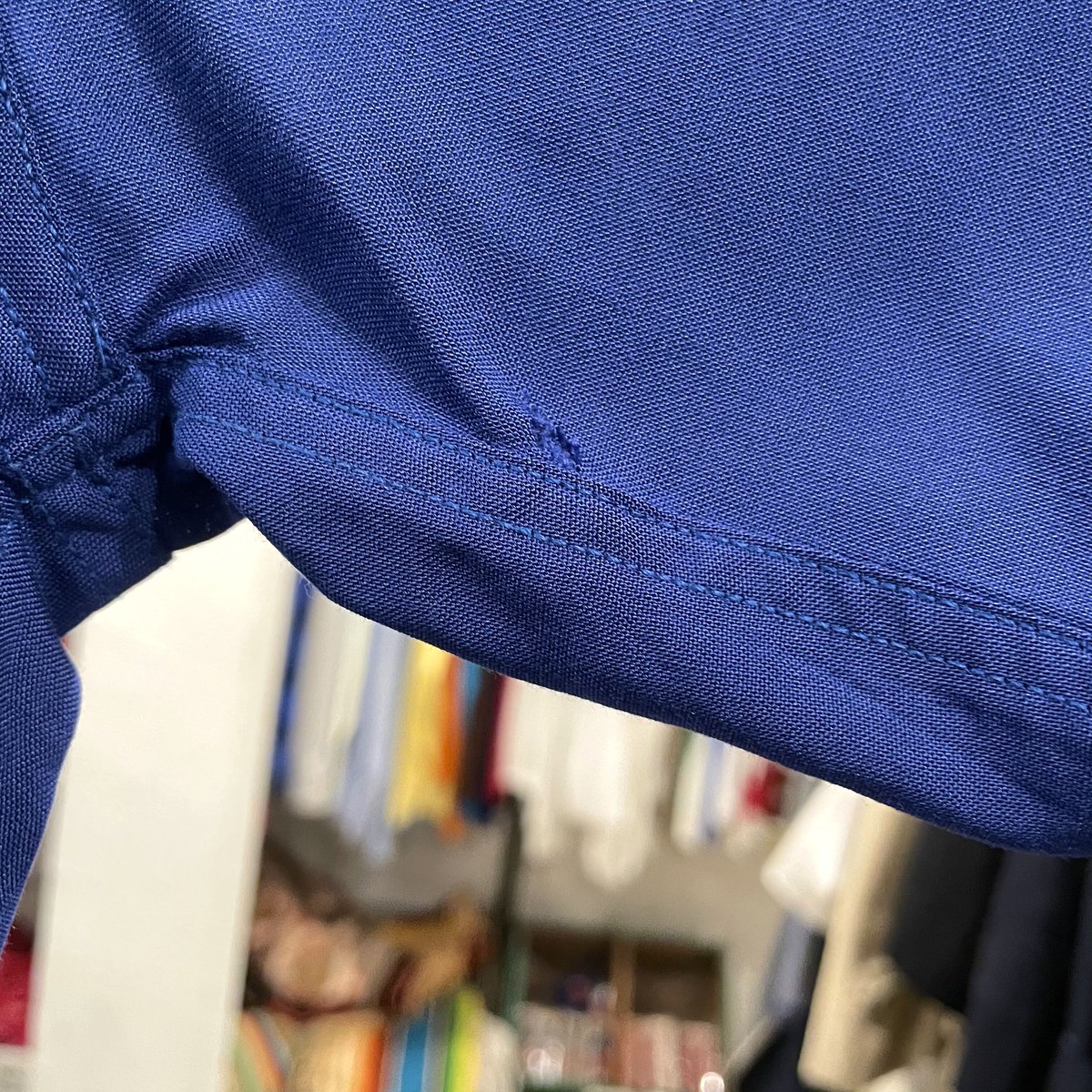 ARTEX ヴィンテージボウリングシャツ フロッキープリント USA製