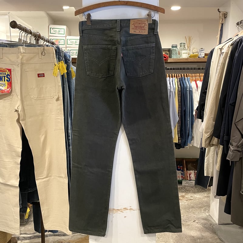 Levi's 501 90年代 カラーデニム 後染め モスグリーン USA製 (S1050)