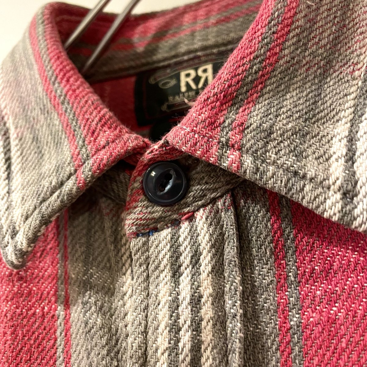 【90s 】 三つ星 RRL フランネルシャツシャツ タグ表記S (M〜L相当) 90s 】 三つ星 RRL フランネルシャツシャツ タグ表記S (M〜L相当
