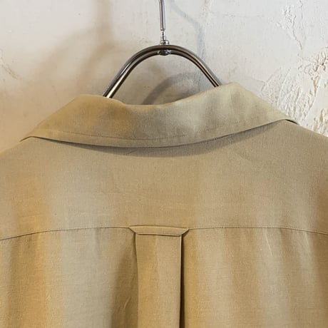 90s　Polo by Ralph Lauren　S/S オープンカラーシャツ　ラルフローレン　シルクコットン　CALDWELL　(S3595)