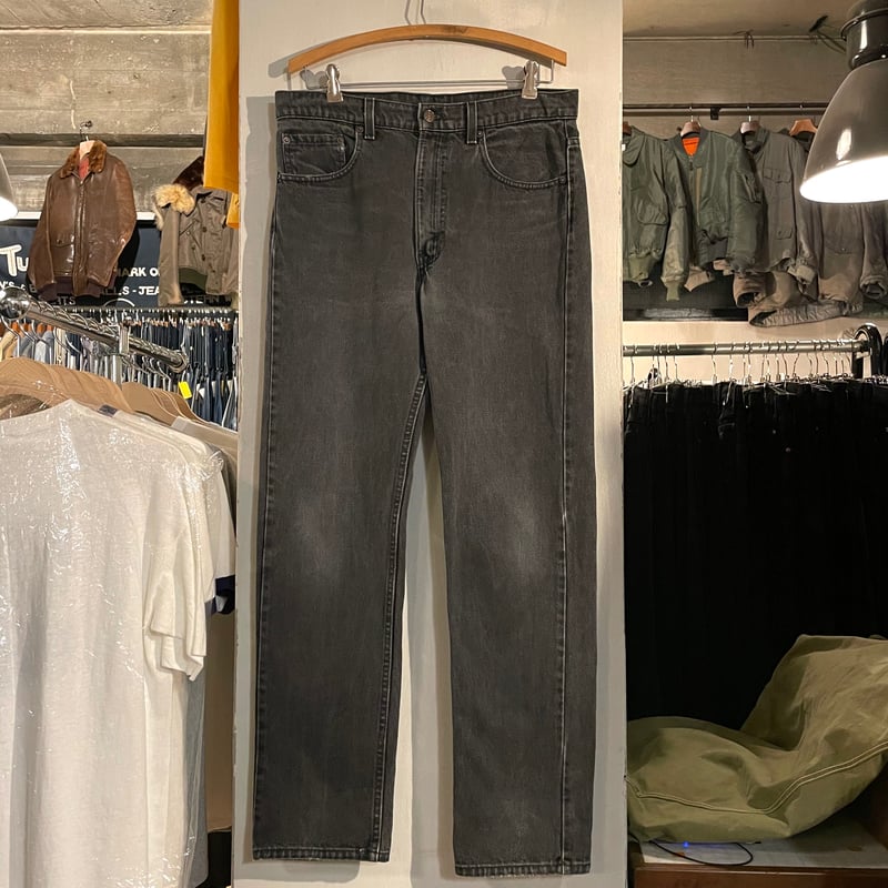 90s Levi's 505 ブラックデニム パンツ 34×31 USA製 リーバイス 90s Levi's 505 ブラックデニム パンツ 34×31 USA製 リーバイス