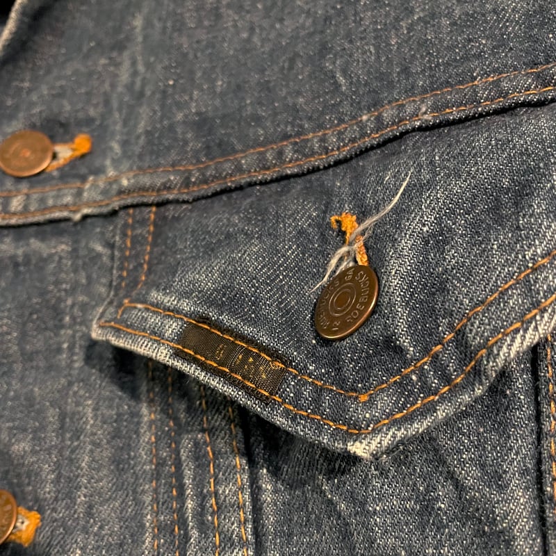 SEARS ROEBUCKS デニムジャケット 40 L 60s 70s 黒タグ SEARS ROEBUCKS デニムジャケット 40 L 60s 70s 黒タグ