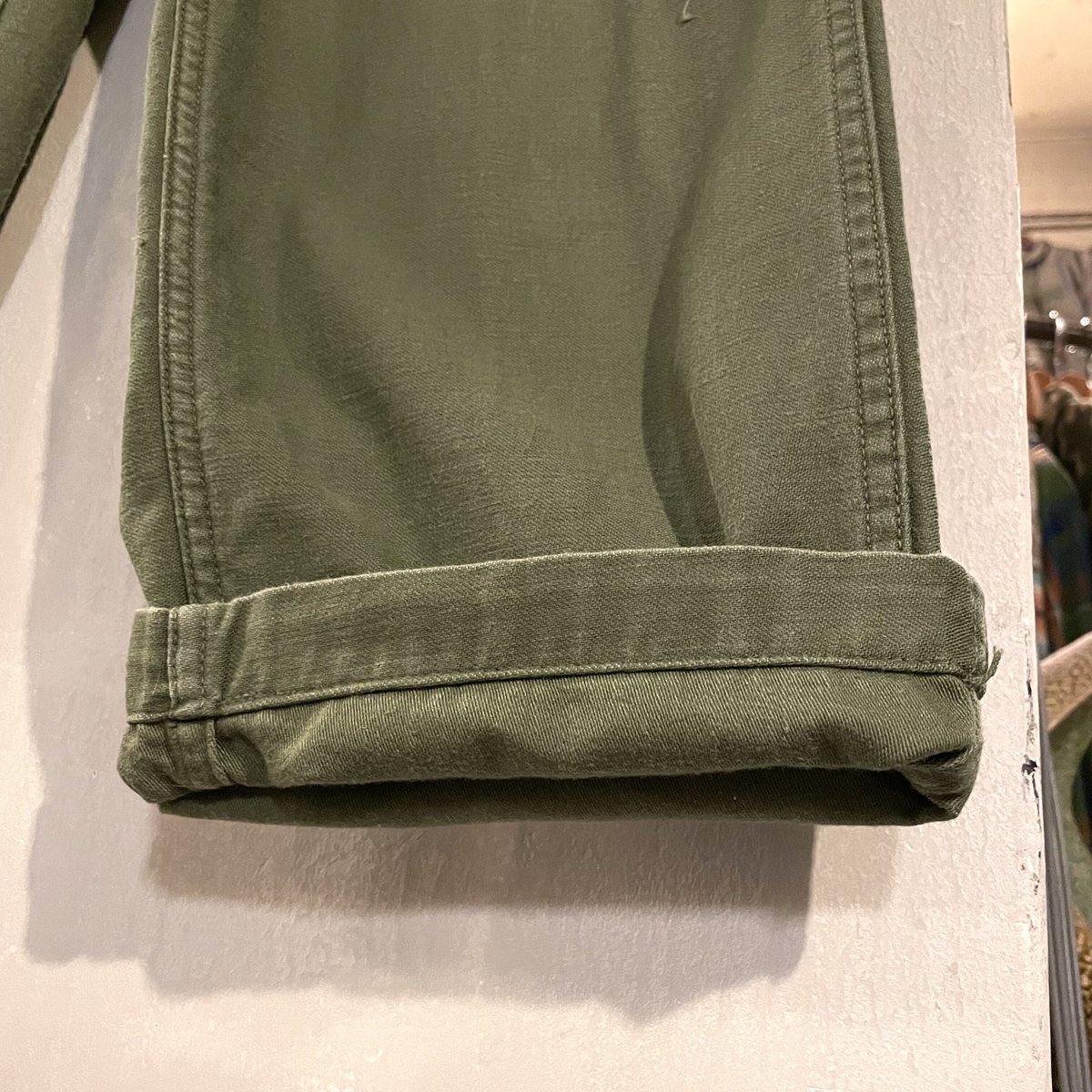 70s US ARMY ベイカーパンツ 30×28 ミリタリーパンツ OG 107 COTTO