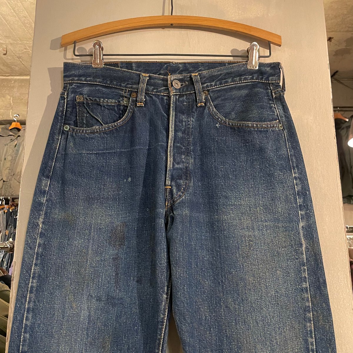 60s Levi's 501 Big E 30×31 リーバイス デニムパンツ ボタン裏2 ヴ...