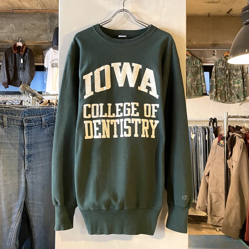 90s Champion リバースウィーブ reverse weave IOWA USA製 チ