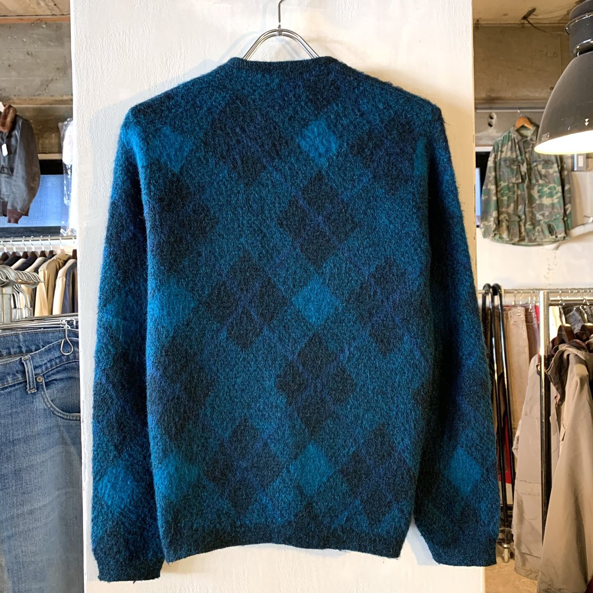 Vintage】70s モヘアダブルコート mohair 希少 70s PURITAN Design