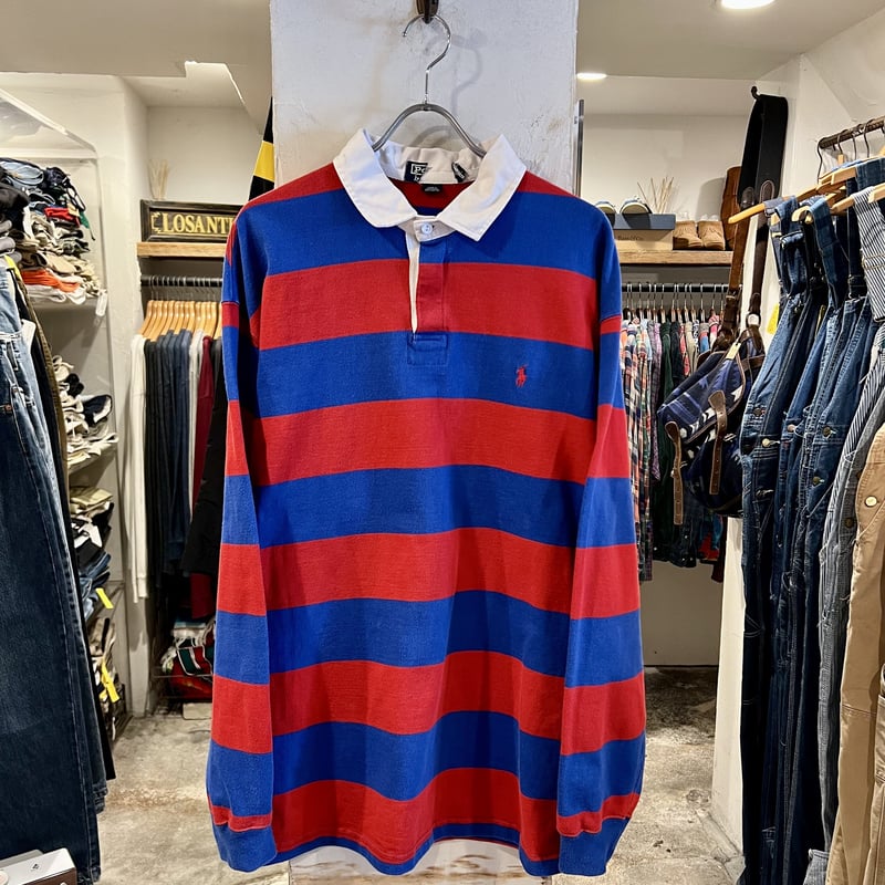 POLO by Ralph Lauren L/Sラガーシャツ ラルフローレン ボーダー