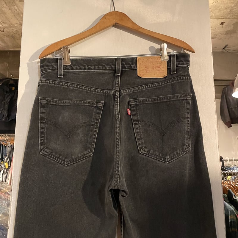 Levi's 505-0260 リーバイス 後染めブラックデニム ボタン裏411 2000年