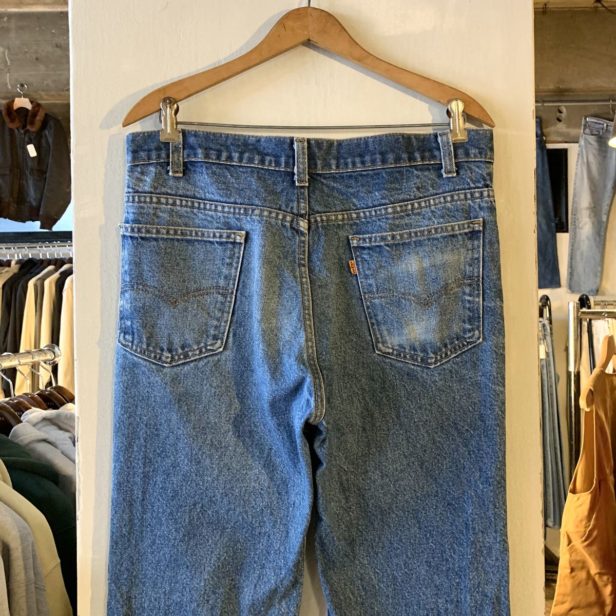 80s Levi's 517 リーバイス デニムパンツ ブーツカット オレンジ 80s Levi's 517 リーバイス デニムパンツ ブーツカット オレンジ