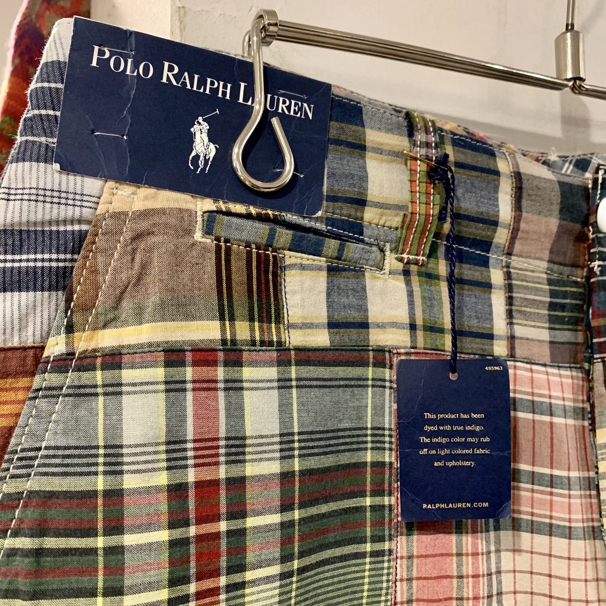 POLO by Ralph Lauren パッチワーク ハーフパンツ DEAD STOCK 短