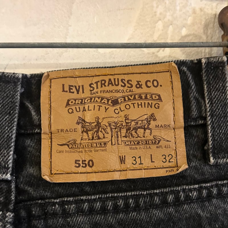 90s Levi's 40550 4159 リーバイス ブラックデニムパンツ 31×31 US