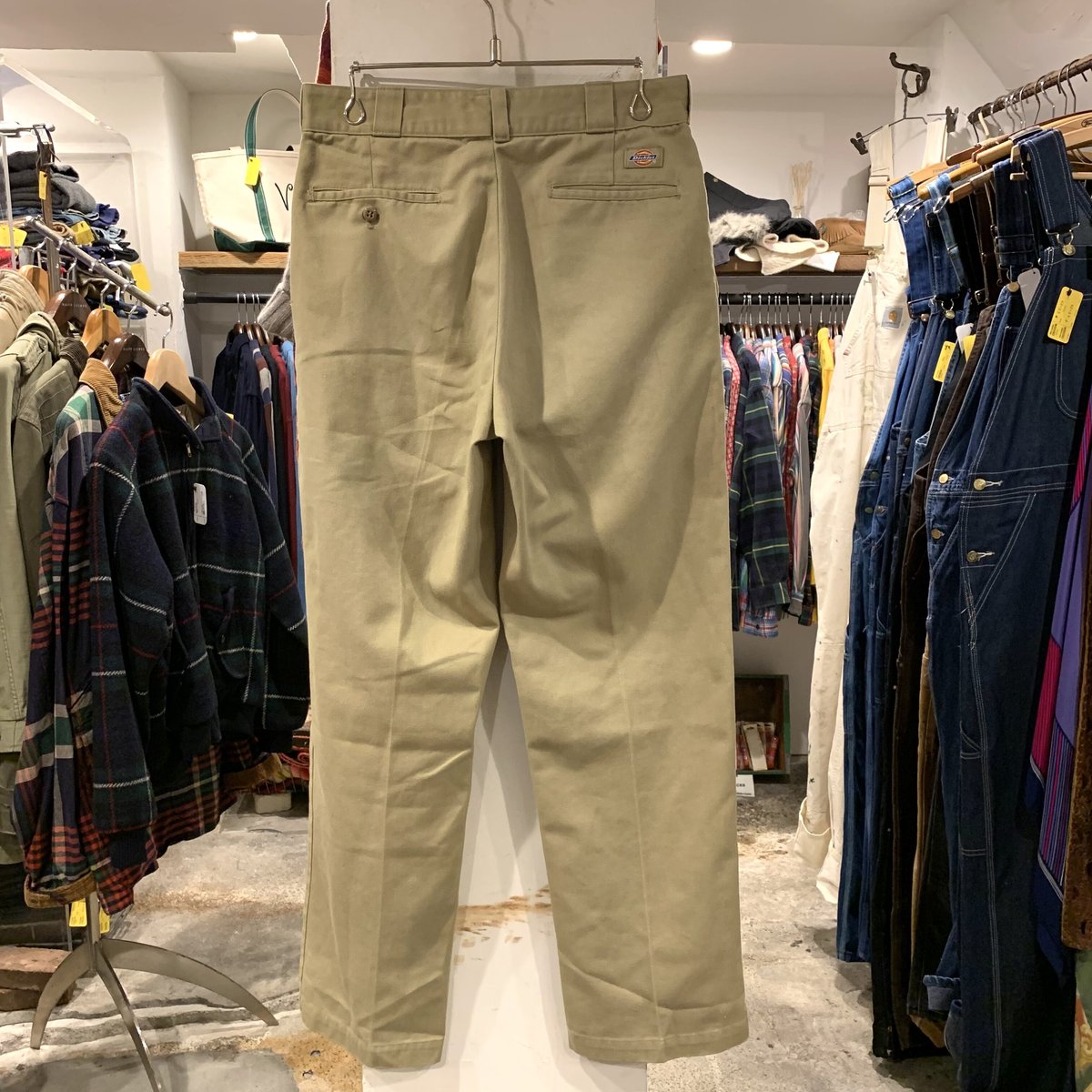 90s ディッキーズ USA製 874 ワークパンツ ホワイト 古着 ディッキーズ Dickies USA製 古着 ワークパンツ 874 オフ