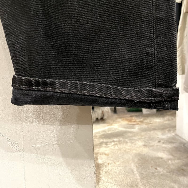 Levi's 501 90年代 リーバイス501 後染めブラックデニムパンツ