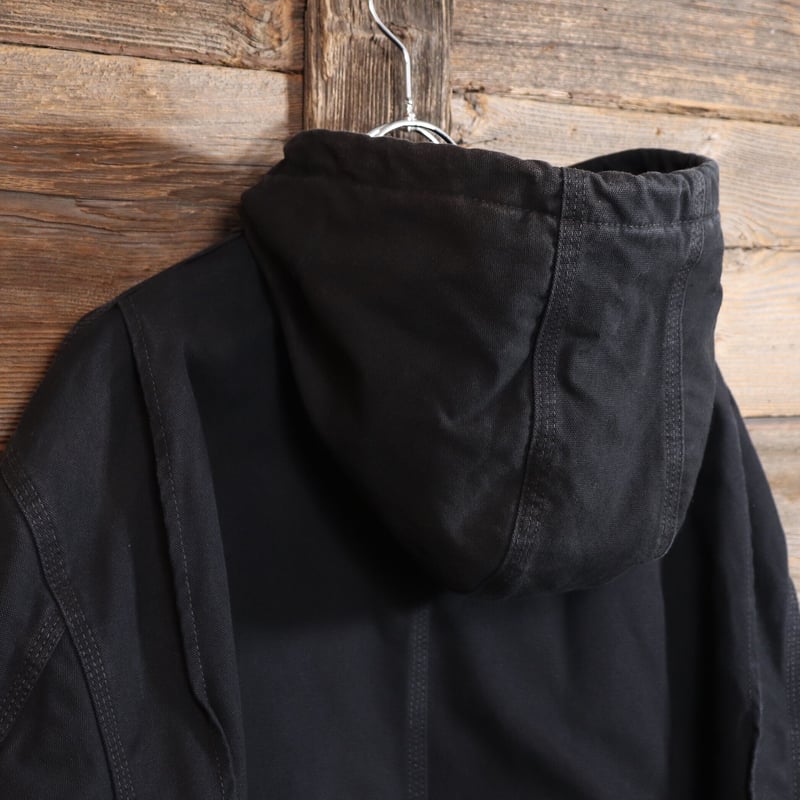 Carhartt トラッカージャケットダック地 Lサイズ ブラック Carhartt トラディショナルコート ダック地 ブラック ワーク