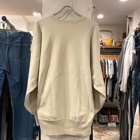 90s　Champion　リバースウィーブ　reverse weave　ARKANSAS　アイボリー 　USA製　チャンピオン　(S1432)