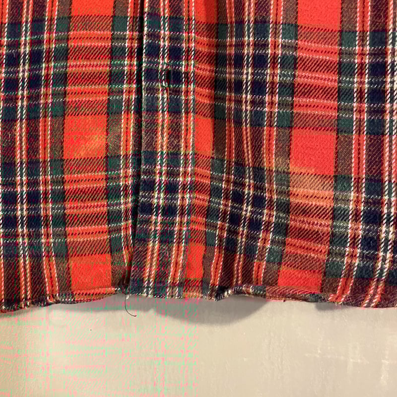 70s FIVE BROTHER ネルシャツ ファイブブラザー L USA製 コットン