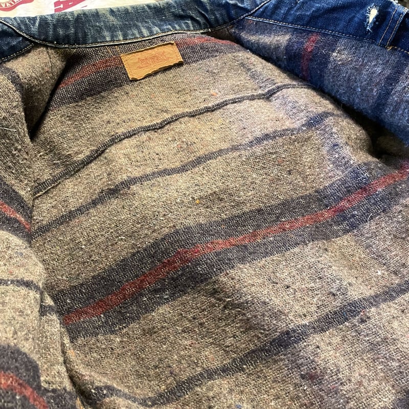 60s~ Levi's 70505 Big E ブランケットライナー デニムジャケット 34-