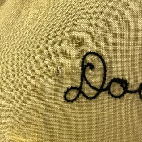 Vintage Bowling Shirt　50年代　ボウリングシャツ　背面無地　ピン型ボタン　50s　(S1048)