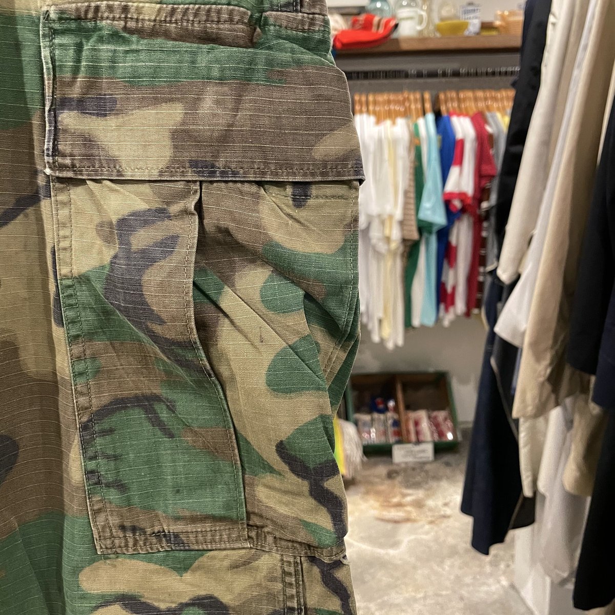 US ARMY ジャングルファティーグパンツ ブラウンリーフ リップストップ