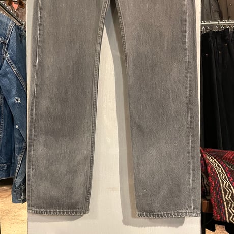 90s　Levi’s 501 先染め ブラックデニムパンツ　32×33　USA製　1990年　(S4484)