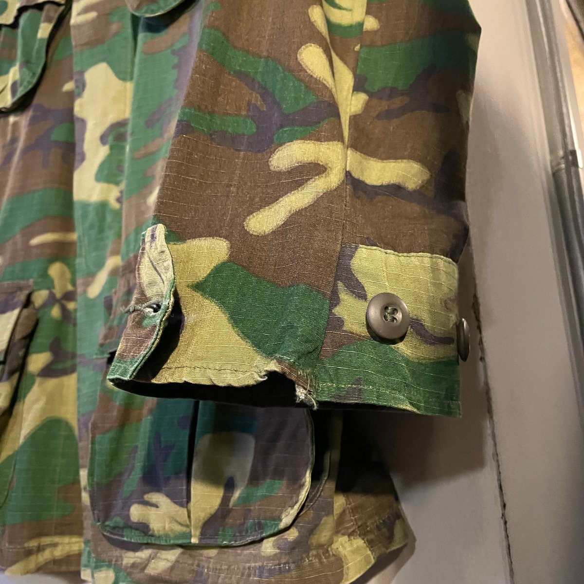 70s USMC Jungle Fatigue Jacket ブラウンリーフ ファティーグジャ