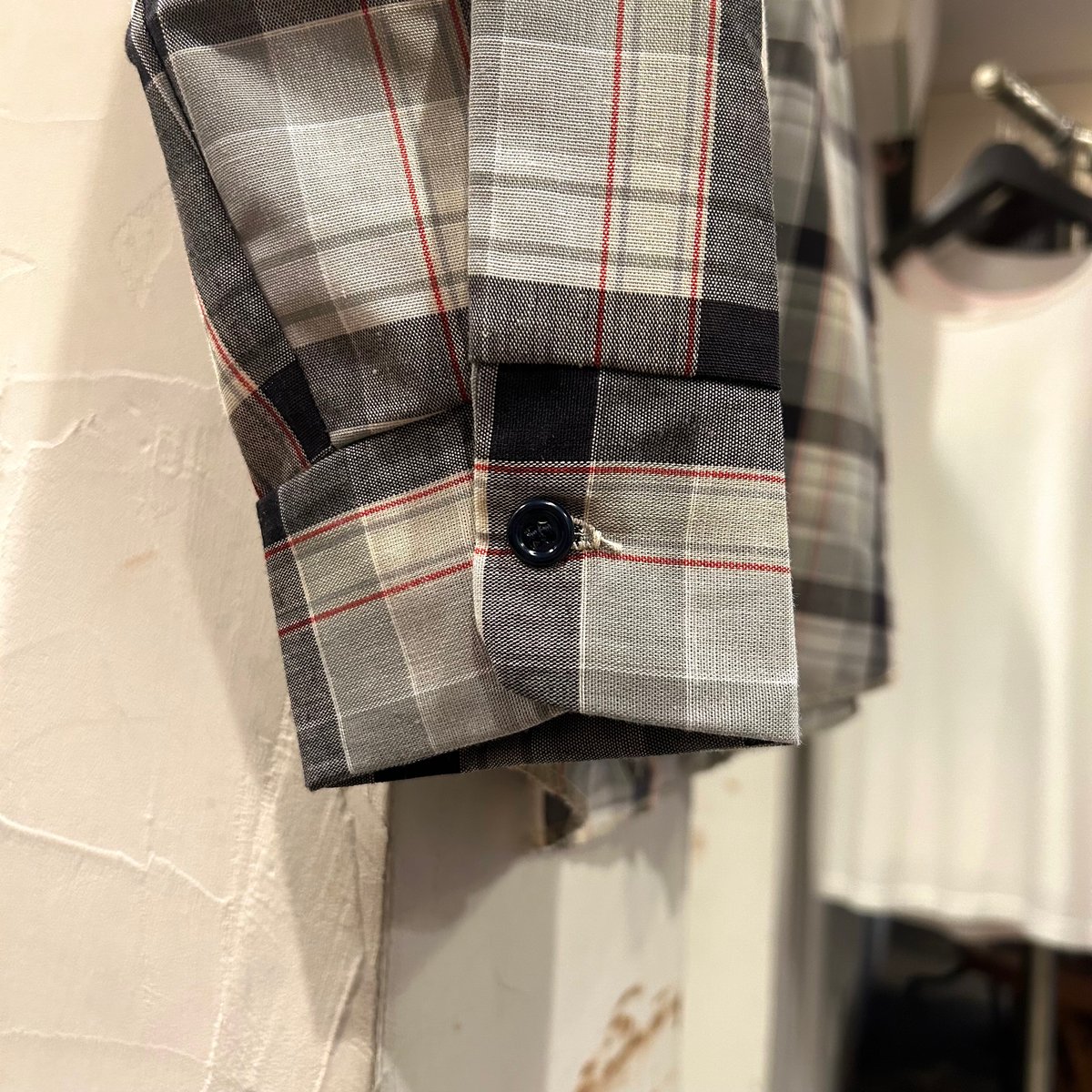 70s Sears L/Sチェックシャツ 長袖シャツ Size M USA製 DEADSTOC