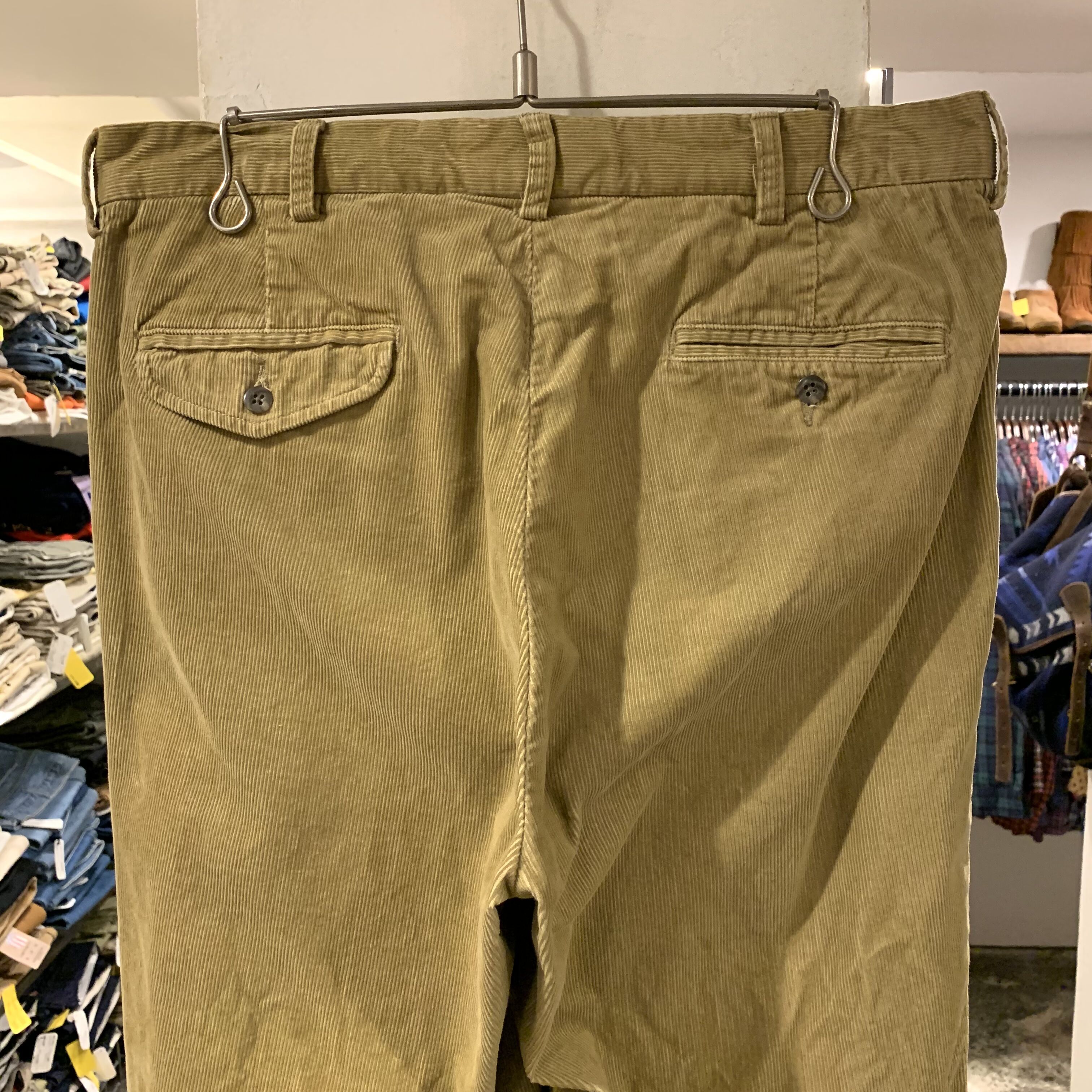 新品 現行品 POLO RALPHLAUREN コーデュロイ　タック　パンツ POLO by Ralph Lauren コーデュロイパンツ ラルフローレン タック入り