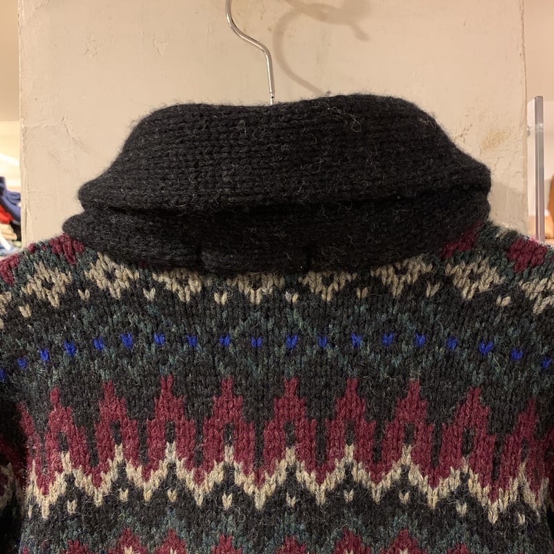 POLO by Ralph Lauren ショールカラーニット ラルフローレン 雪