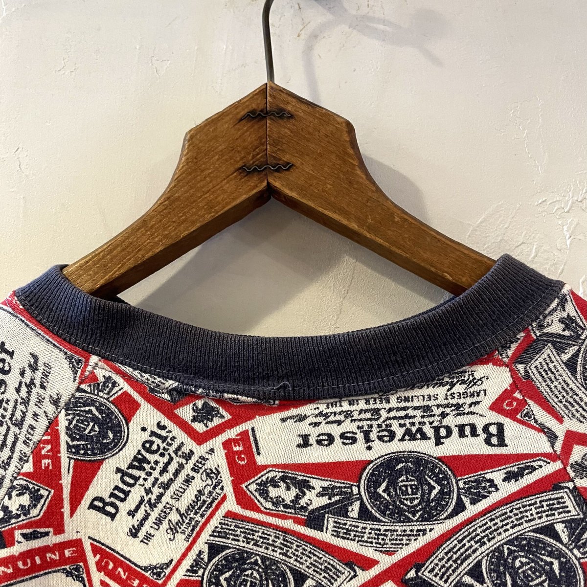 PRO CLUB Budweiser 総柄ブルゾン 短丈 XL Budweiser Allover Print Shirt 総柄シャツ | WAGENTYPEII