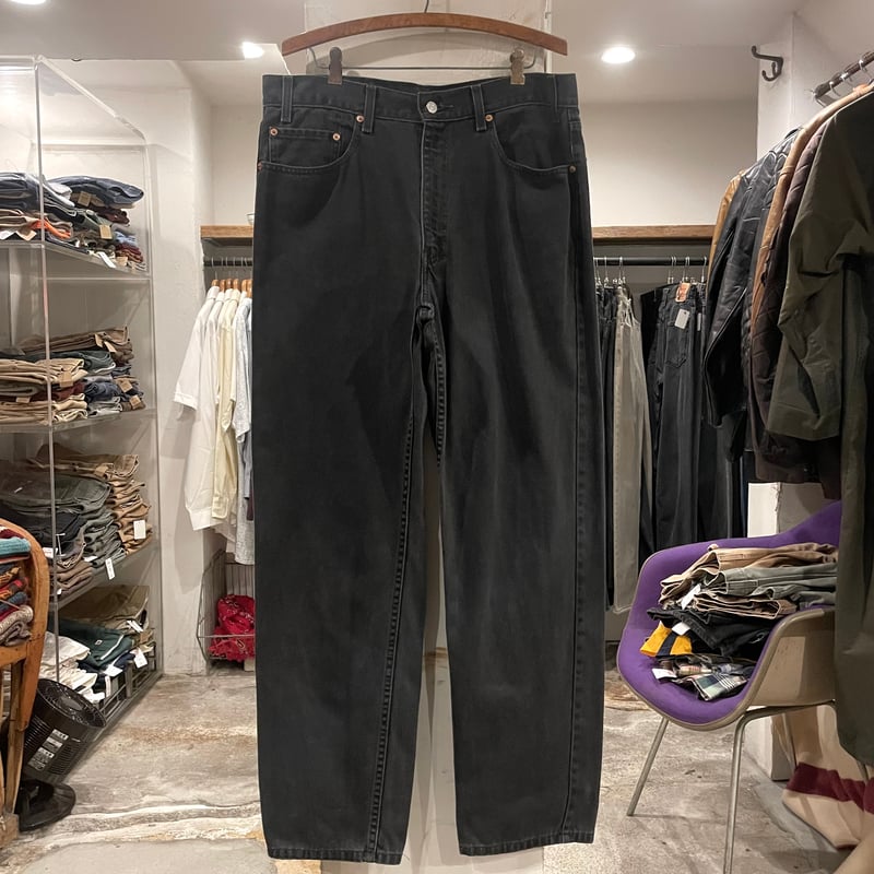 00s Levi's 550 リーバイス ブラックデニムパンツ 35×32 2003年 (S4