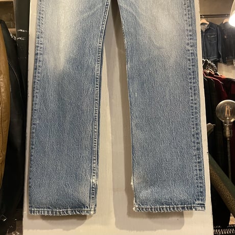 80s　Levi’s 501 0115　デニムパンツ　33×33　ナイロンフットボタン　USA製　1988年　(S3498)